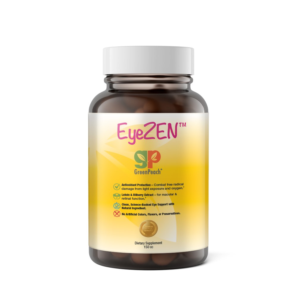 GreenPeach EyeZEN – Premium Eye Health Formula | Advanced Vision Support with Lutein, Zeaxanthin & Antioxidants