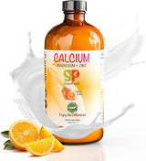 Liquid Calcium Supplement w/ Magnesium, Zinc & D3 for Kids & Adults